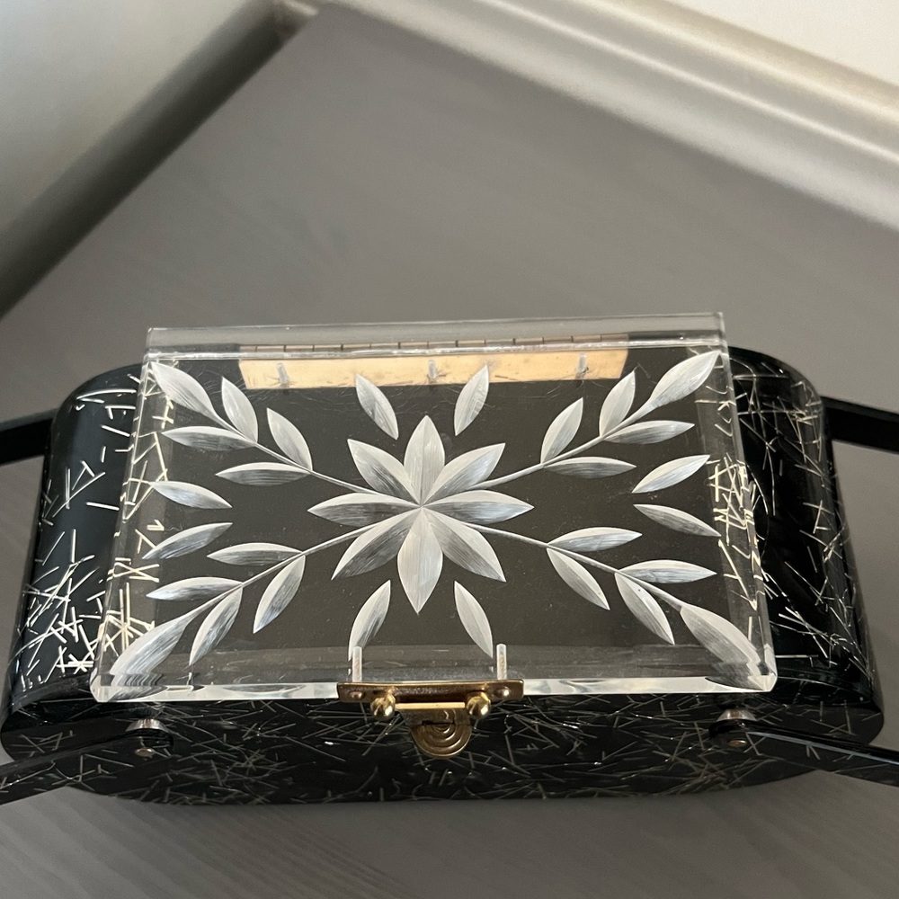 Florida Handmade Made in Miami Lucite Vintage Purse - Picture 8 of 11
